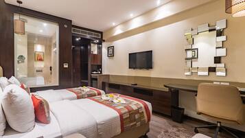 Camera Deluxe con letto matrimoniale o 2 letti singoli, vista città | Wi-Fi gratuito