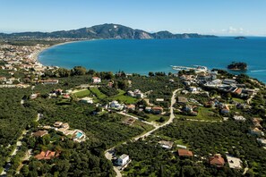Aerial view - Marvelous villa in Agios Sostis perfect for a relaxing getaway (Agios Sostis)