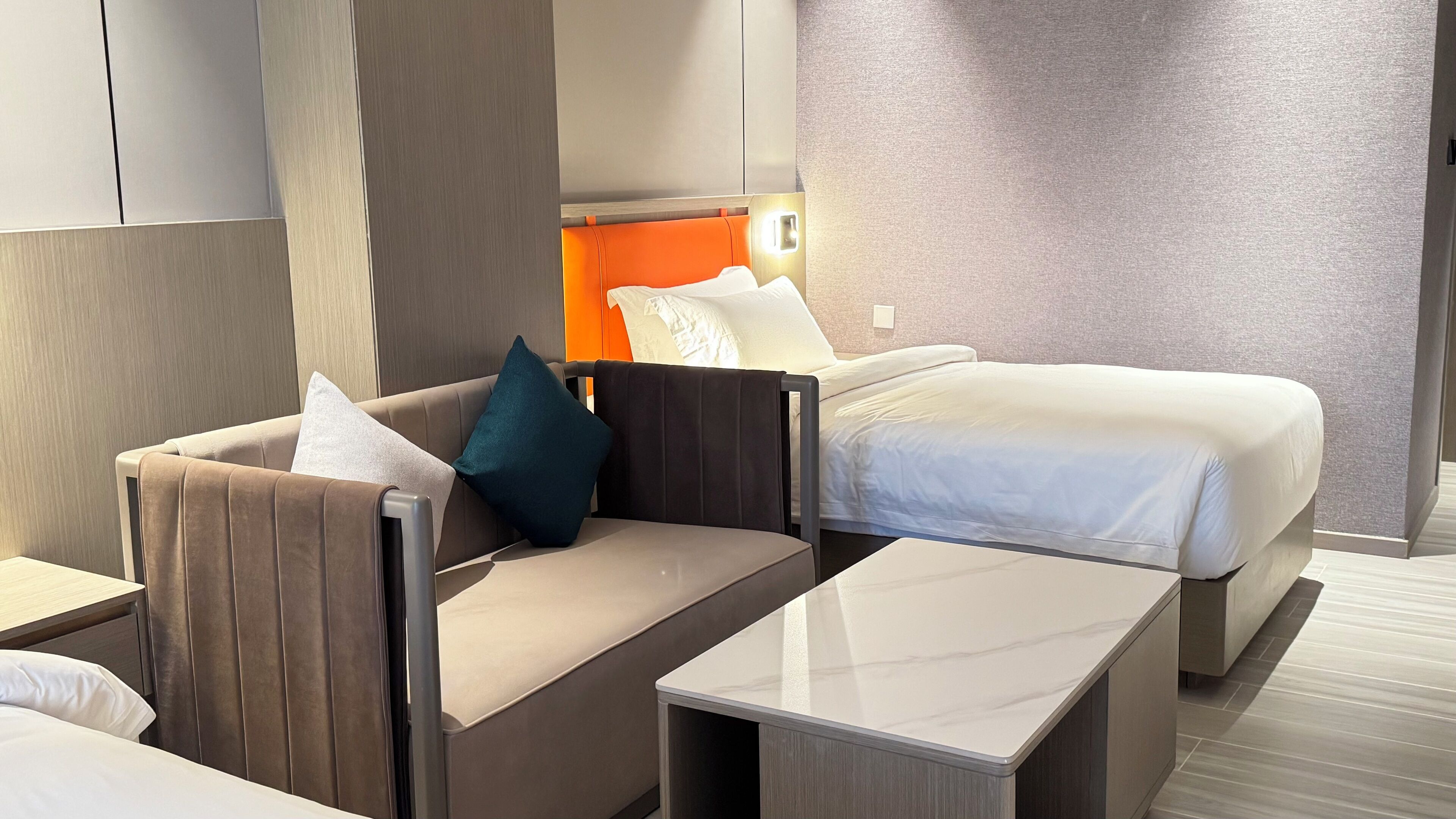 In-room safe, desk, laptop workspace, iron/ironing board