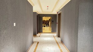 In-room safe, desk, laptop workspace, iron/ironing board