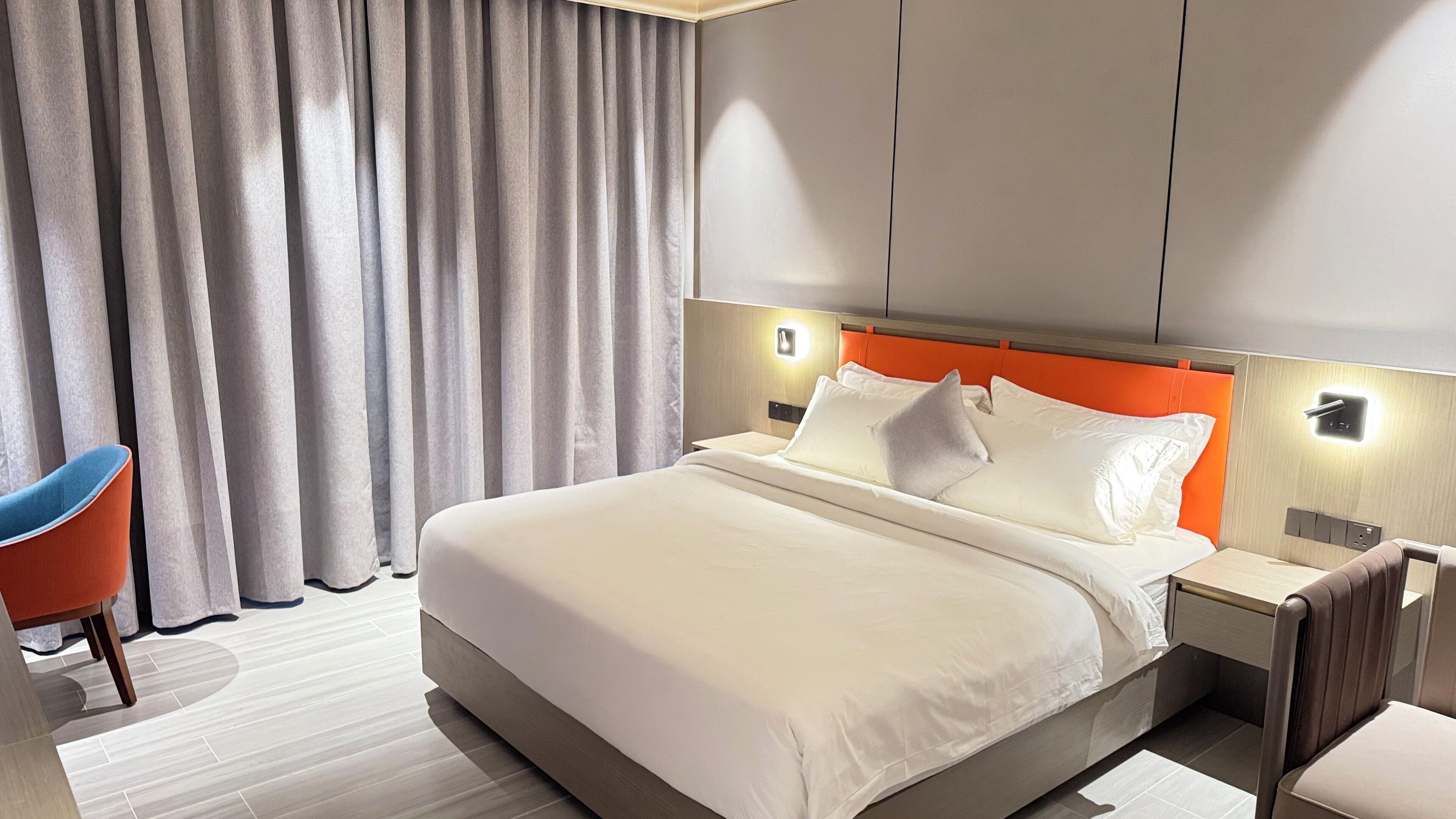 Standard Double Room | In-room safe, desk, laptop workspace, iron/ironing board