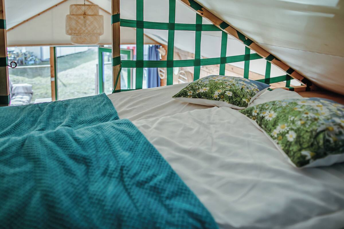 Telt - udsigt over resort | Gratis Wi-Fi