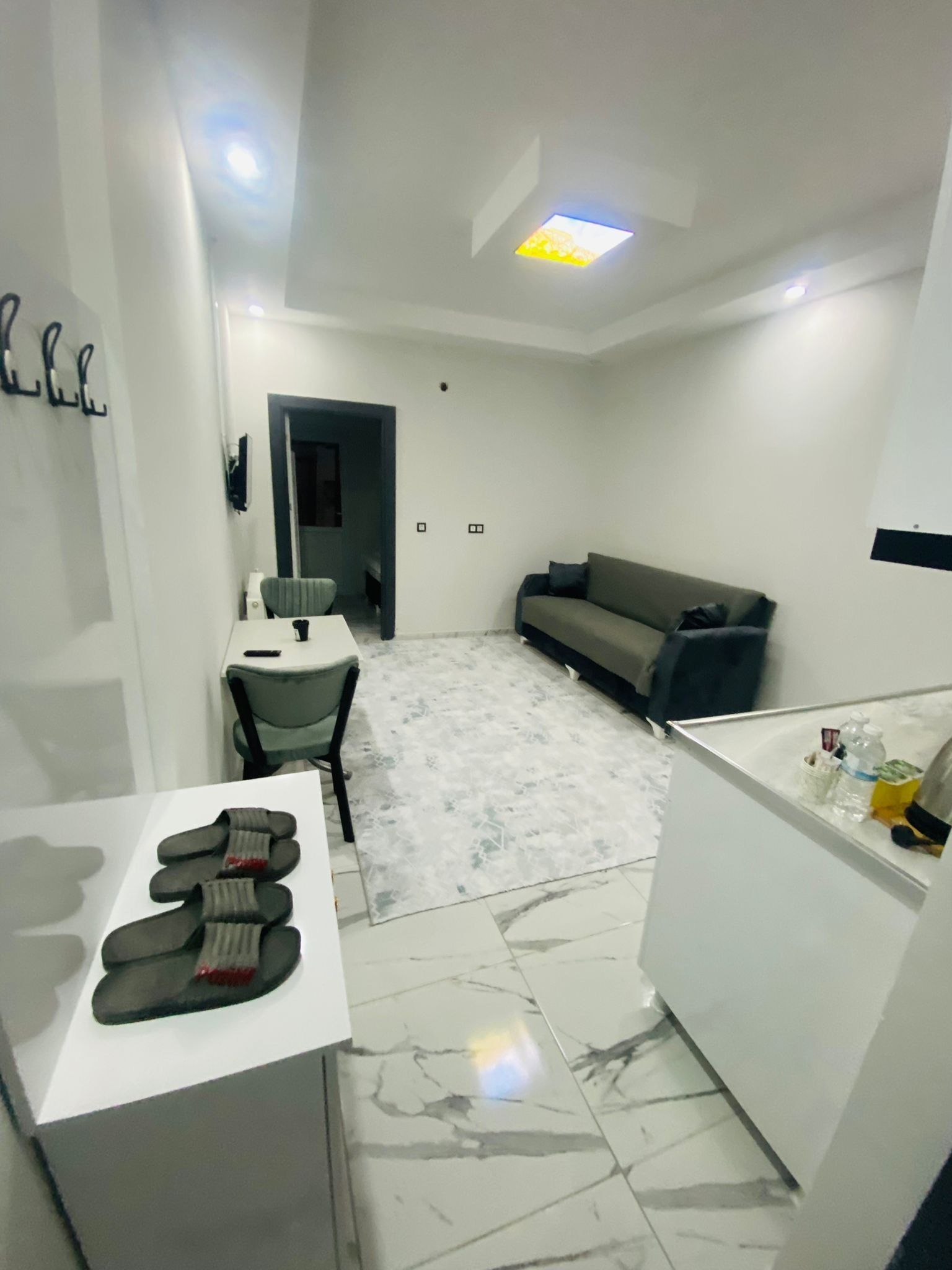 Appart'hôtel Classique, balcon, vue ville | Coin séjour