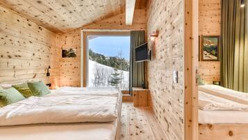 4 sovrum, gratis wi-fi och sängkläder