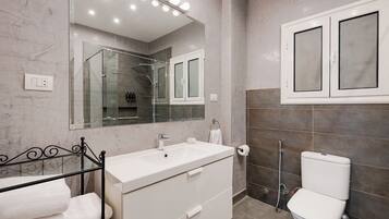 Leilighet, 1 soverom, byutsikt | Bad