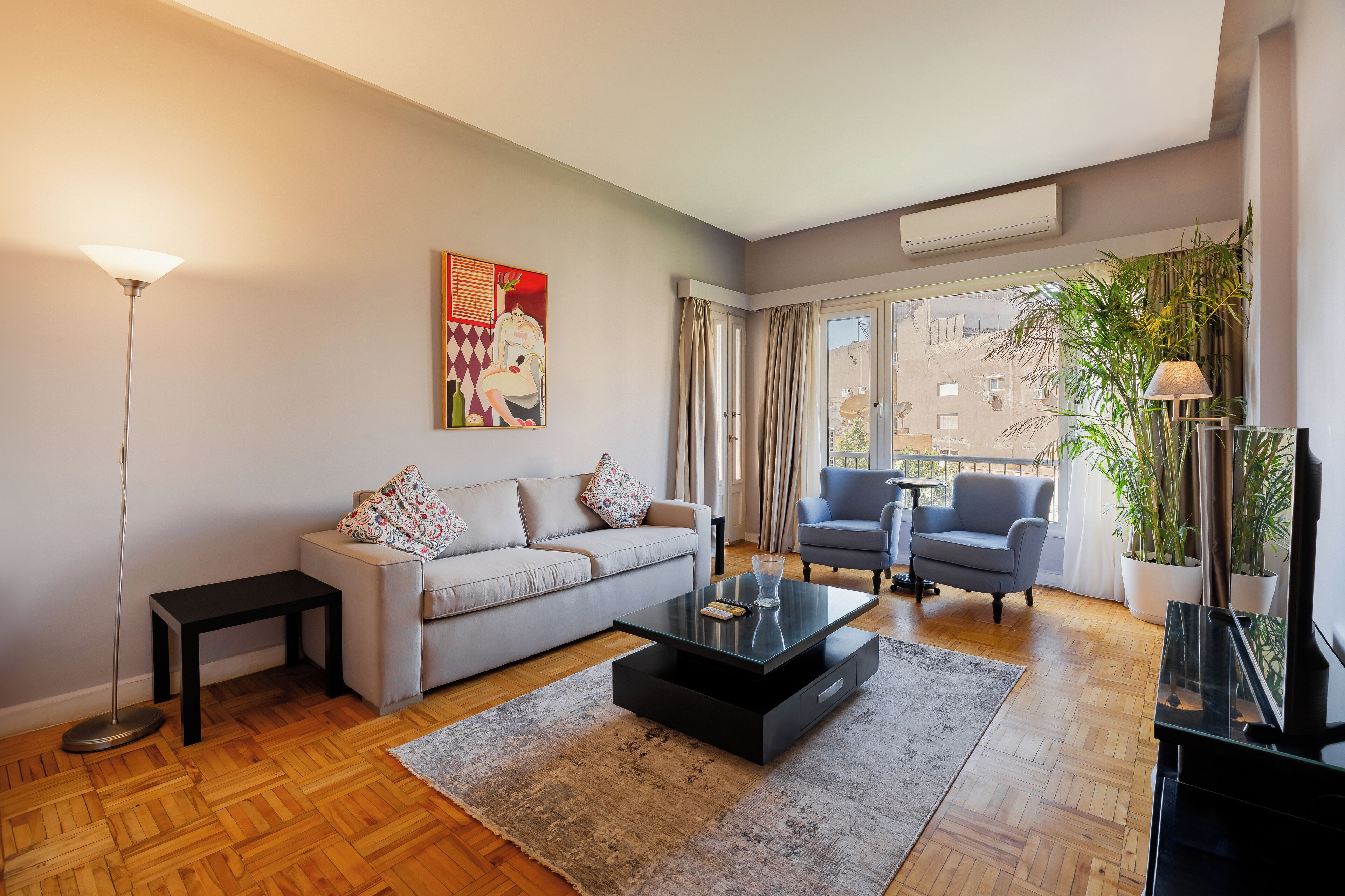 Apartment, 1 Bedroom, City View | Ruang tamu