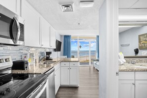 Fridge, microwave, oven, stovetop - Oceanfront Paradise! (Myrtle Beach)