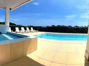 Apartment, 1 Schlafzimmer, Balkon, Gartenblick | Pool | Außenpool