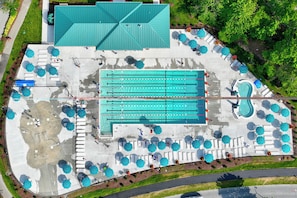 Piscine intérieure, piscine chauffée