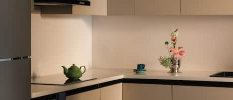 Appartamento, 2 camere da letto, vista città | Cucina privata