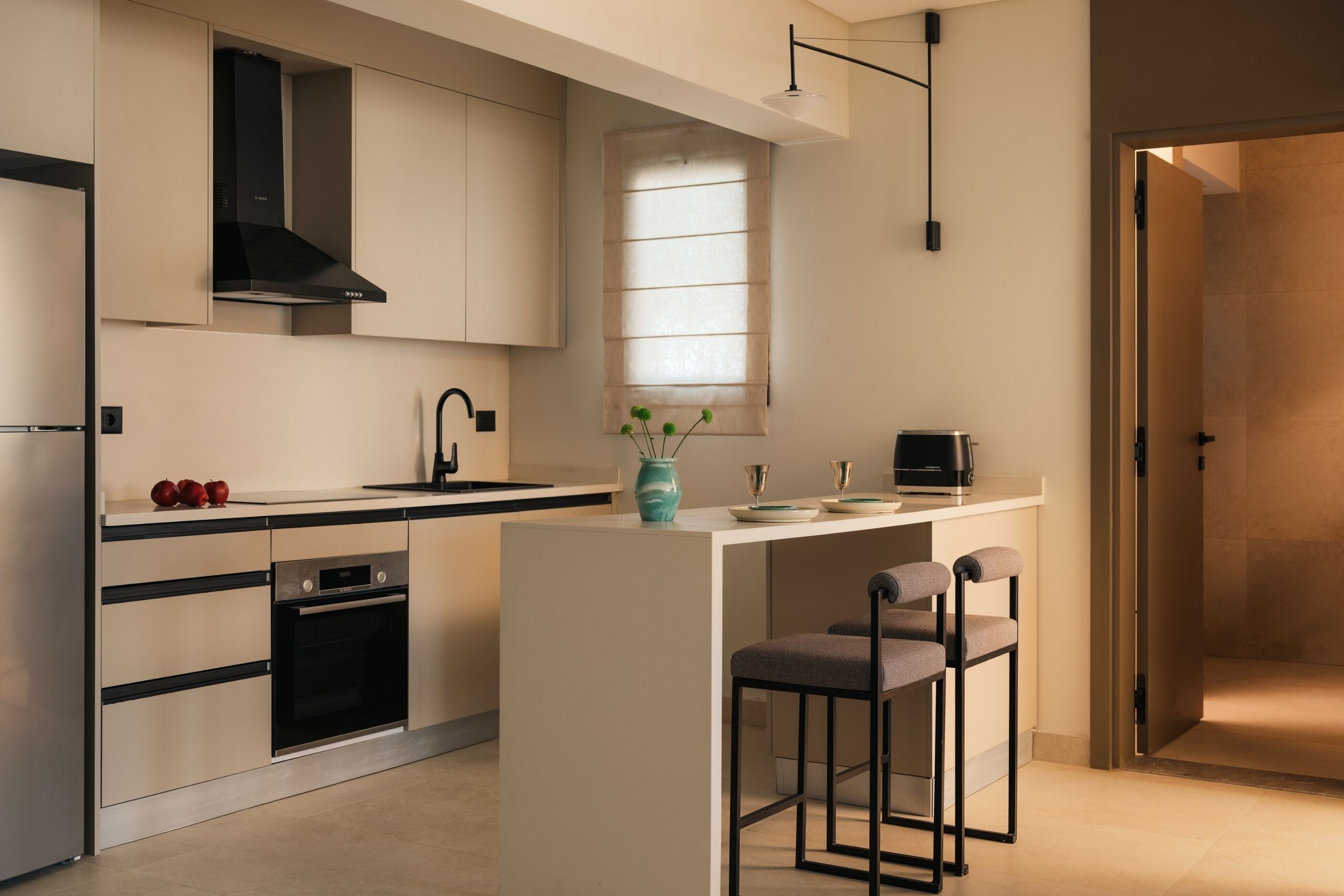 公寓, 1 間臥室, 城市景 | 私人廚房