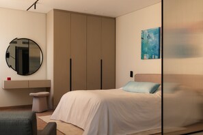 Studio, 1 Bedroom, City View | Soundproofing, free WiFi, bed sheets - Brassbell Zamalek Diplomatic Zone Near Marriott (Cairo)