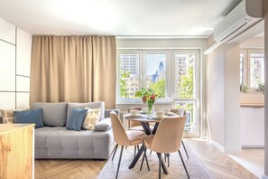 Apartment, City View | Living area - City Center Sliska 60 (Warsaw)