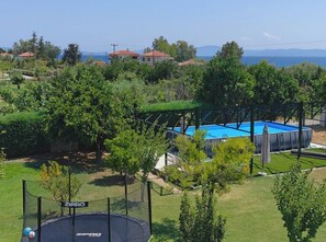 Pool - Serene,  spacious 4-bedroom villa in beautiful Pelion, located on the west side (Artemis)