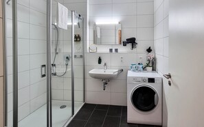 Hair dryer, towels - WiLUKA: Penthouse/roof terrace/sustainable/Netflix (Limburg)