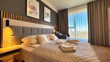 1 makuuhuone, silitysrauta/-lauta, Wi-Fi, vuodevaatteet