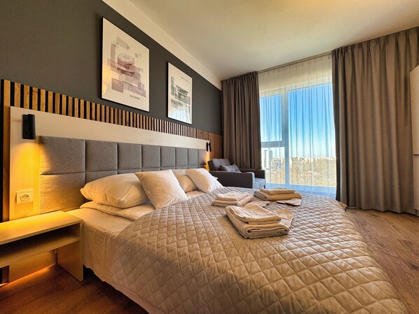 1 makuuhuone, silitysrauta/-lauta, Wi-Fi, vuodevaatteet