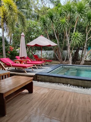 高级双人房, 花园景观 | 露台