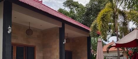 Front of property – evening/night