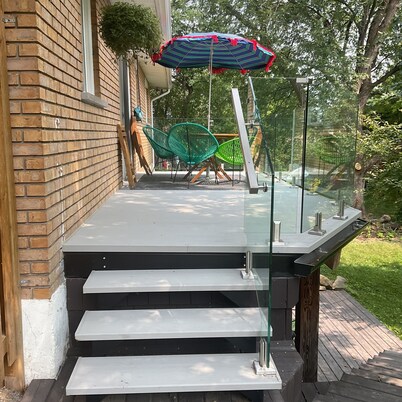 Le balcon vitrée