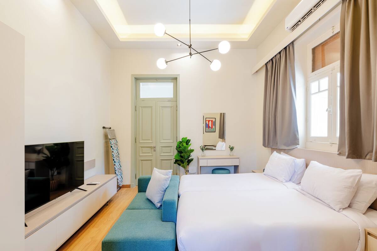 Estudio superior | Wifi gratis y ropa de cama