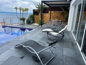 Outdoor pool - Luxury villa with exceptional sea view (Roses)