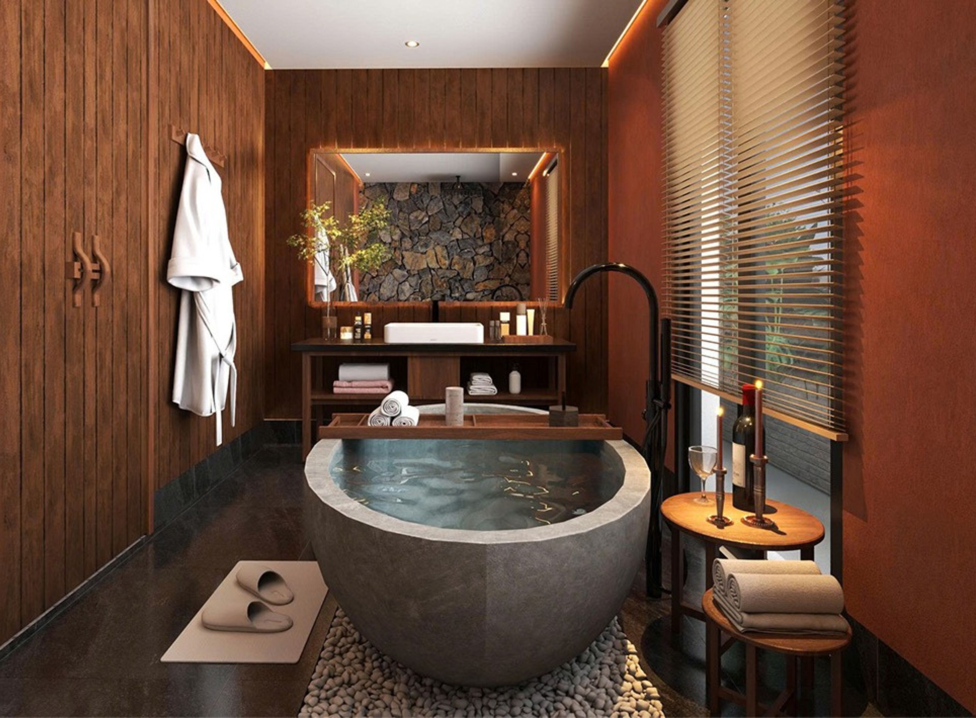 Luxury Studio, City View | Bathroom | Free toiletries, hair dryer, bathrobes, slippers