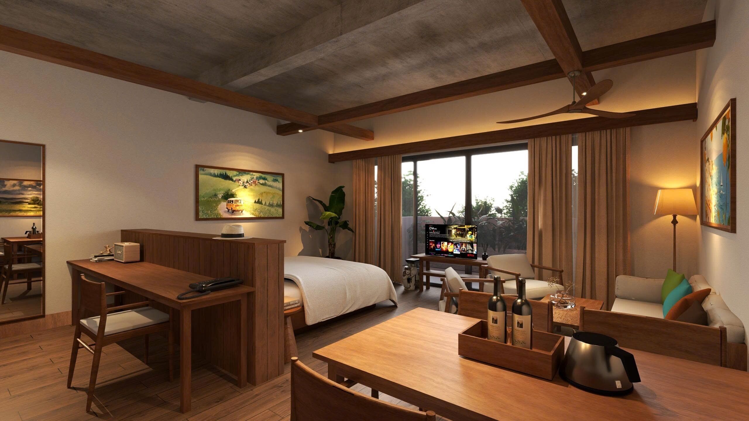 奢華開放式客房, 城市景 | 迷你吧、書桌、手提電腦工作空間、免費 Wi-Fi