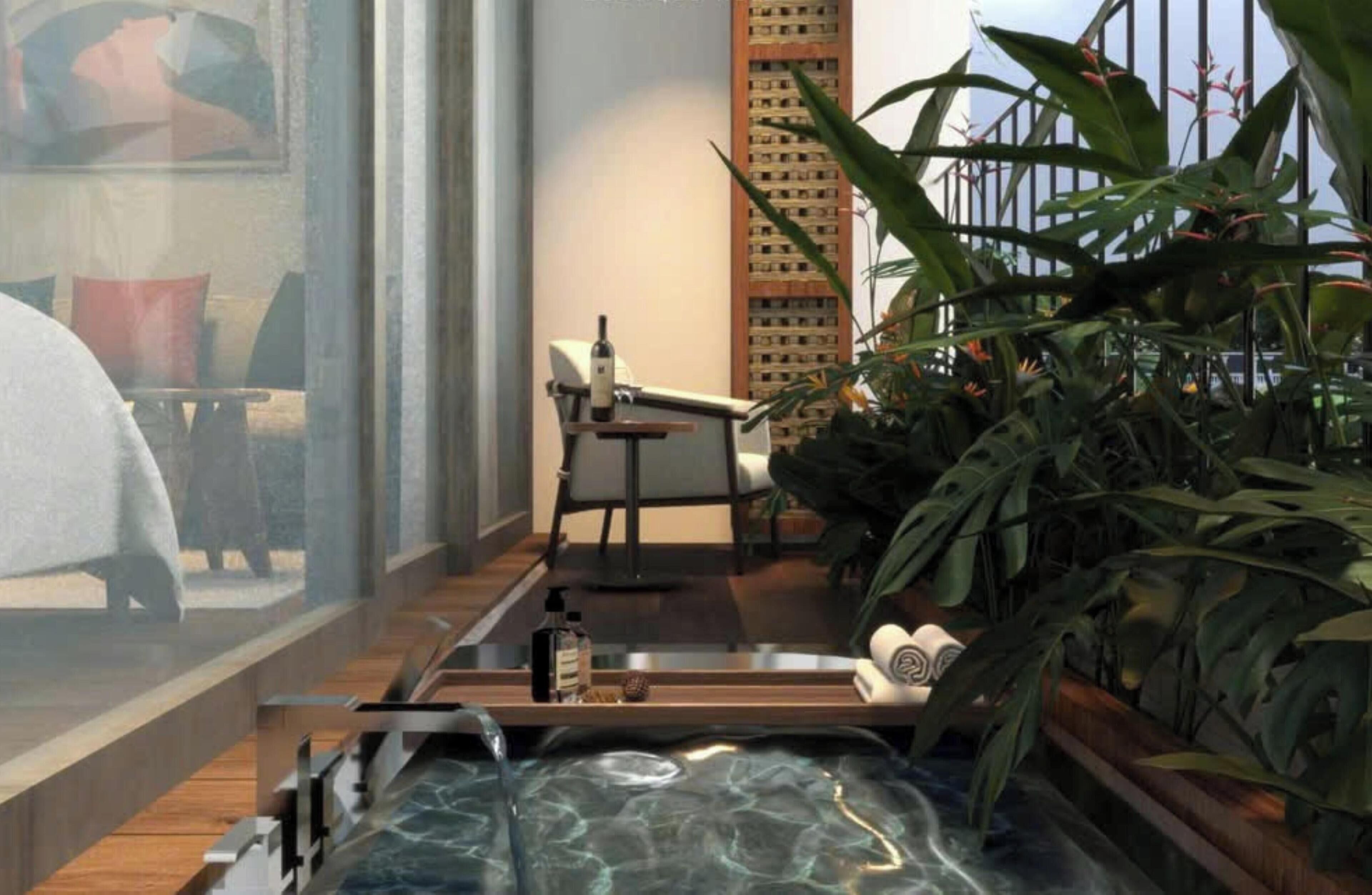 Superior Double or Twin Room, Garden View | Bathroom | Free toiletries, hair dryer, bathrobes, slippers