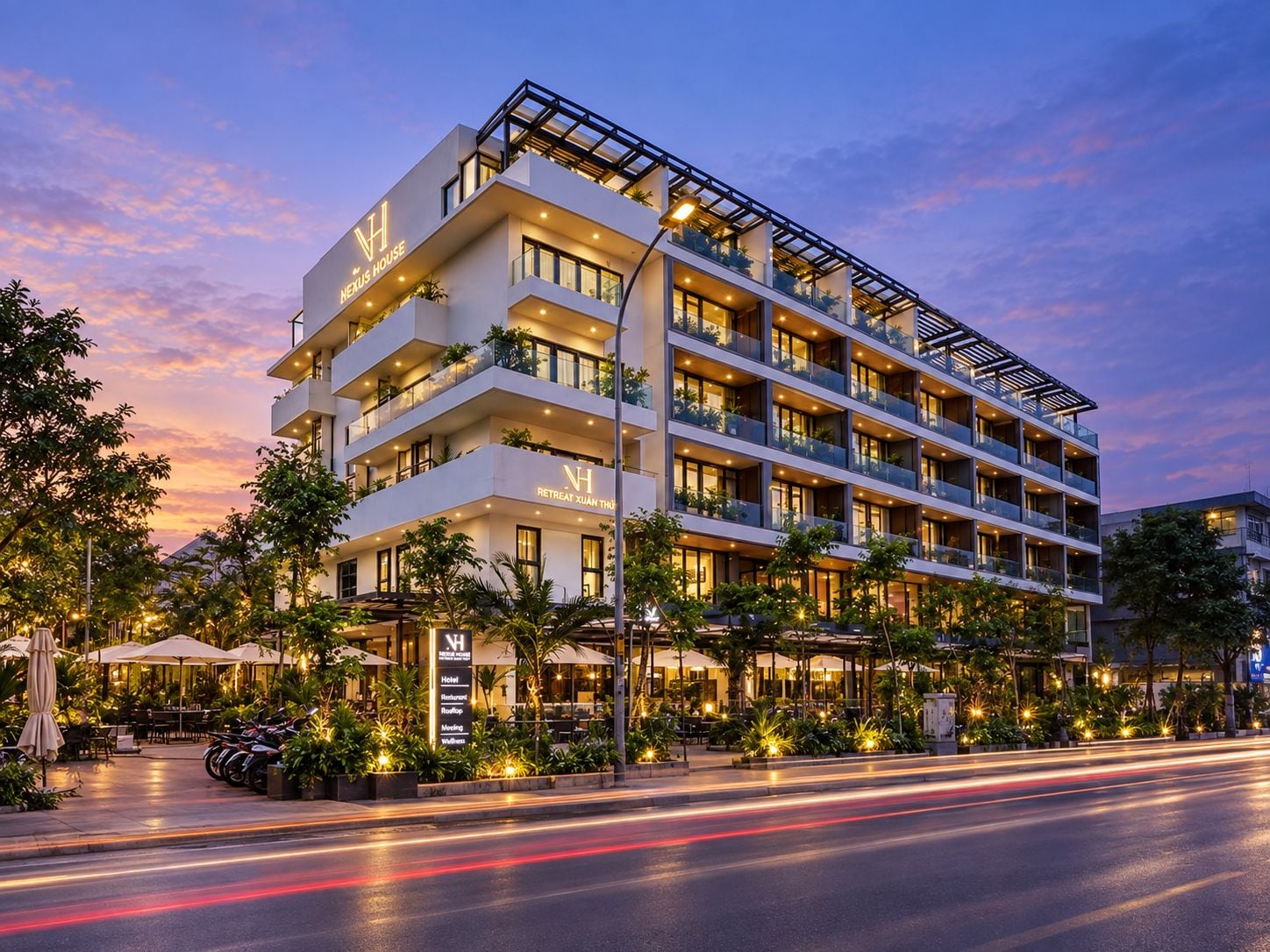 Mặt tiền nơi lưu trú