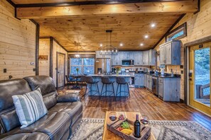 TV, fireplace, table football - Swanky Fox - hot tub-modern-fireplaces-pets-games (Cherry Log)