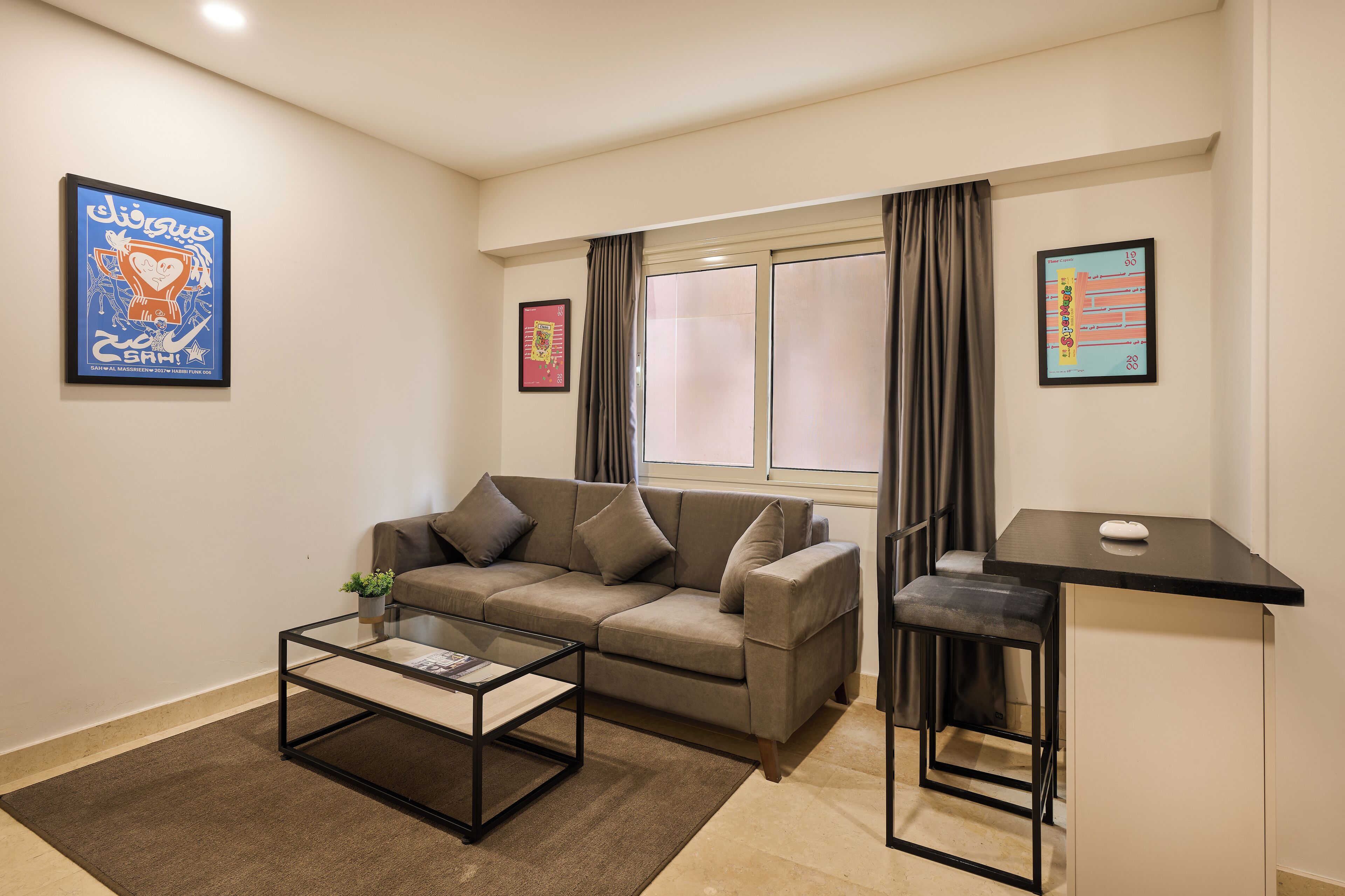 Apartment, 1 Bedroom, Courtyard View | Living area | 55-inch Smart TV with digital channels, Netflix, streaming services