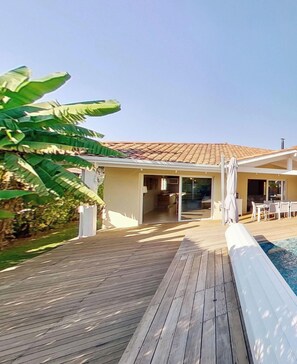 Outdoor pool, a heated pool - Host Villas LOUMÉA Saubion (Saubion)
