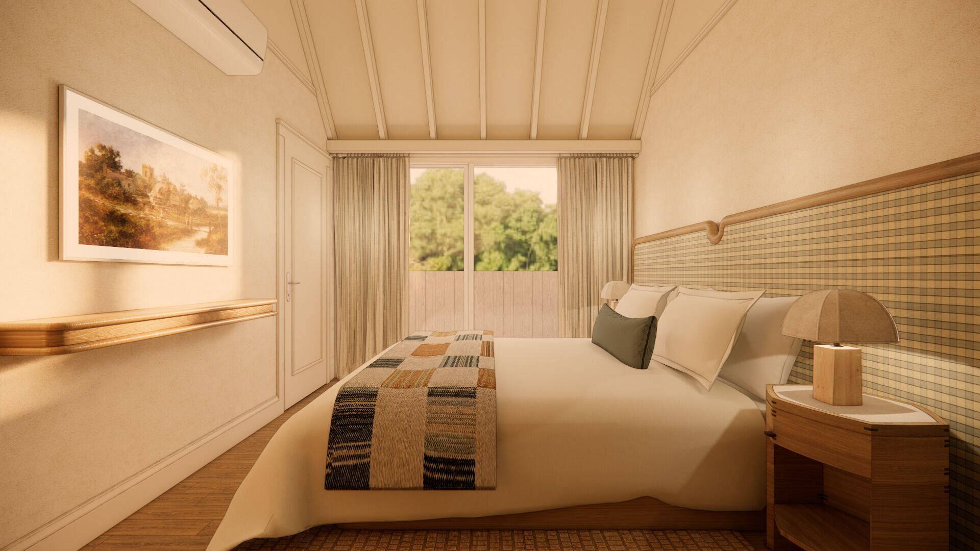 In-room safe, blackout curtains, soundproofing, free WiFi