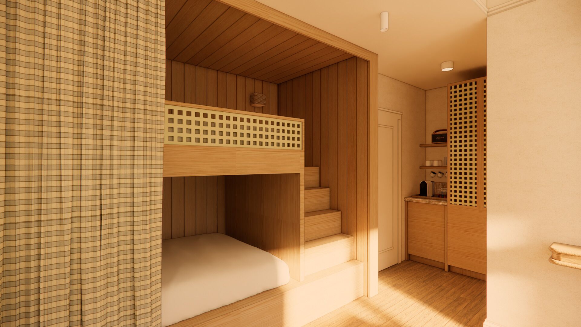 Két bảo mật tại phòng, màn/rèm cản sáng, phòng cách âm 