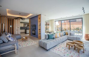 Living area - Villa Marleanis (Marrakech)