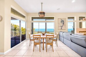 Dining - Oceanfront Escape ~ Private Beach Access ~ Game Room ~ Bikes ~ Surfboard (Melbourne Beach)