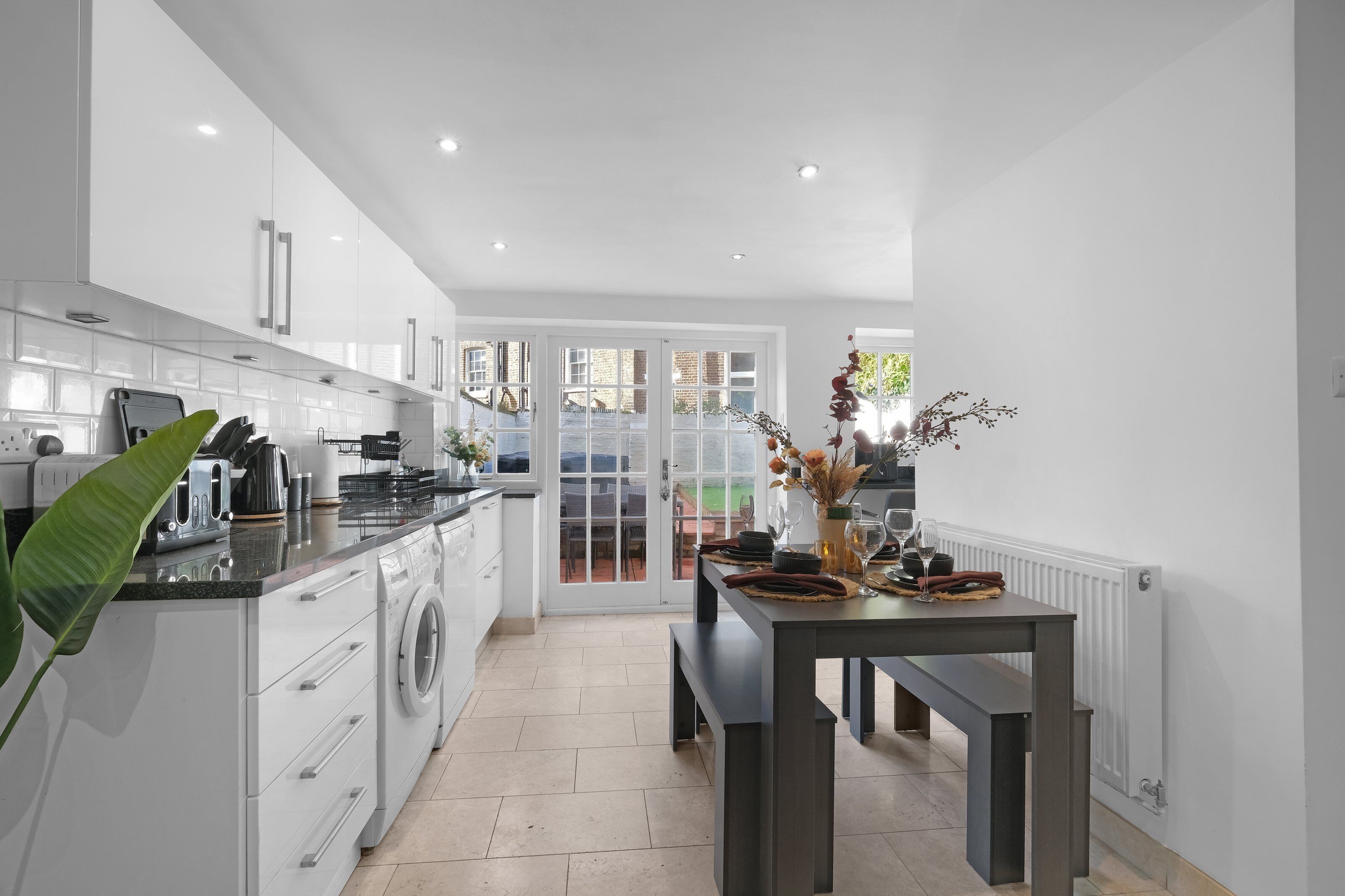 Family Apartment, Patio | Private kitchen