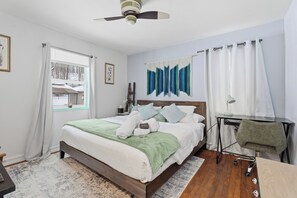 2 habitaciones, tabla de planchar con plancha y wifi gratis 