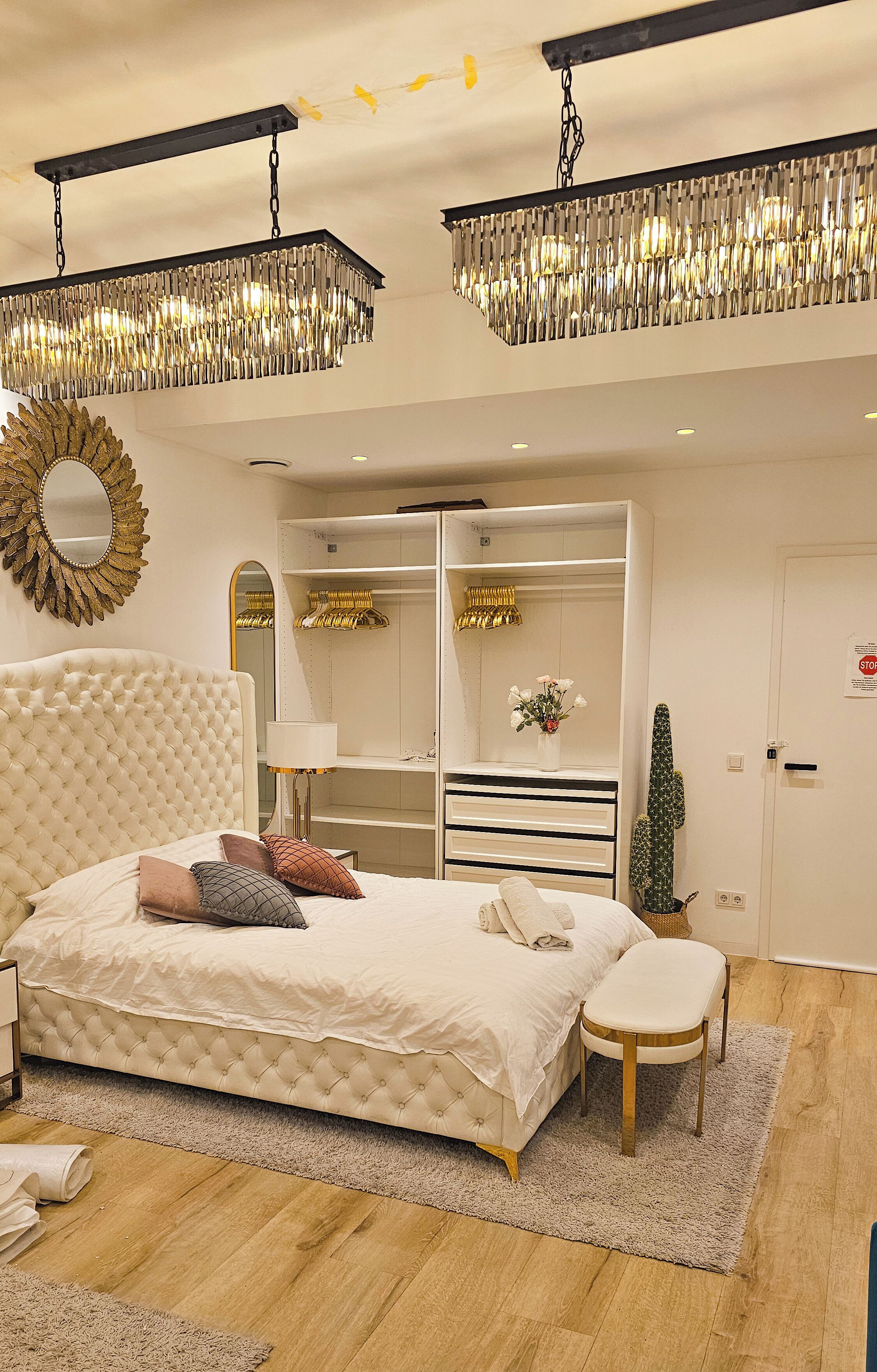 1 sovrum, internet och sängkläder