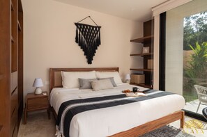 Luxury Apartment, Garden View | In-room safe, blackout drapes, iron/ironing board, free WiFi - Peregrina Tulum 109 1BR Condo (Tulum)