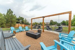 Terrace/patio - Huge Lodge w Pickleball & HotTub! 15 min to Golden (Arvada)