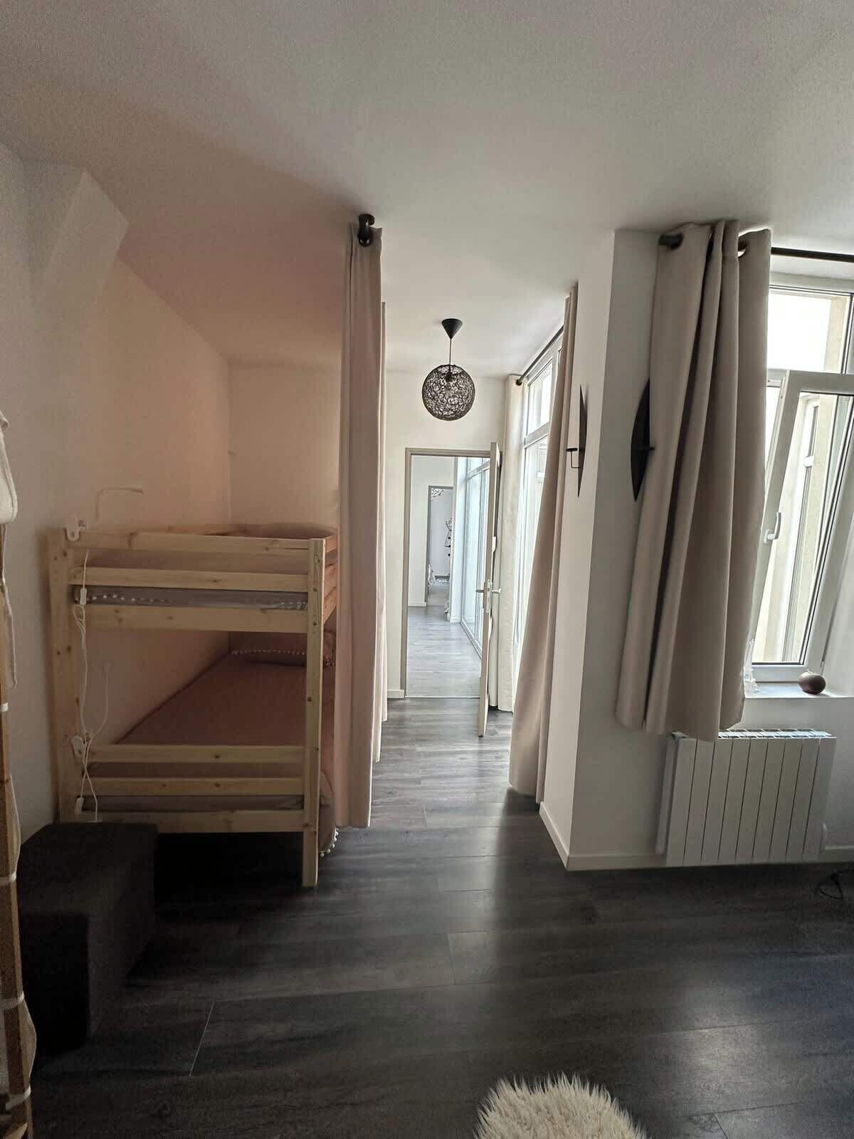 4 bedrooms, iron/ironing board, travel crib, WiFi