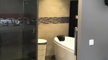 Shower, hair dryer
