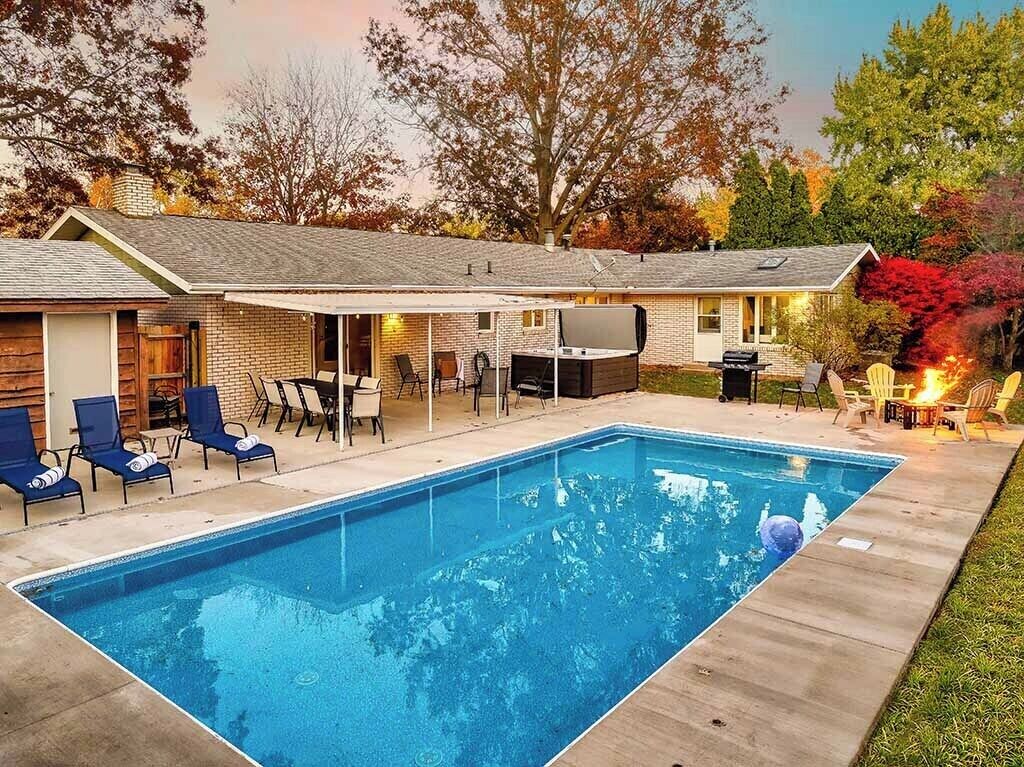 Opvarmet pool