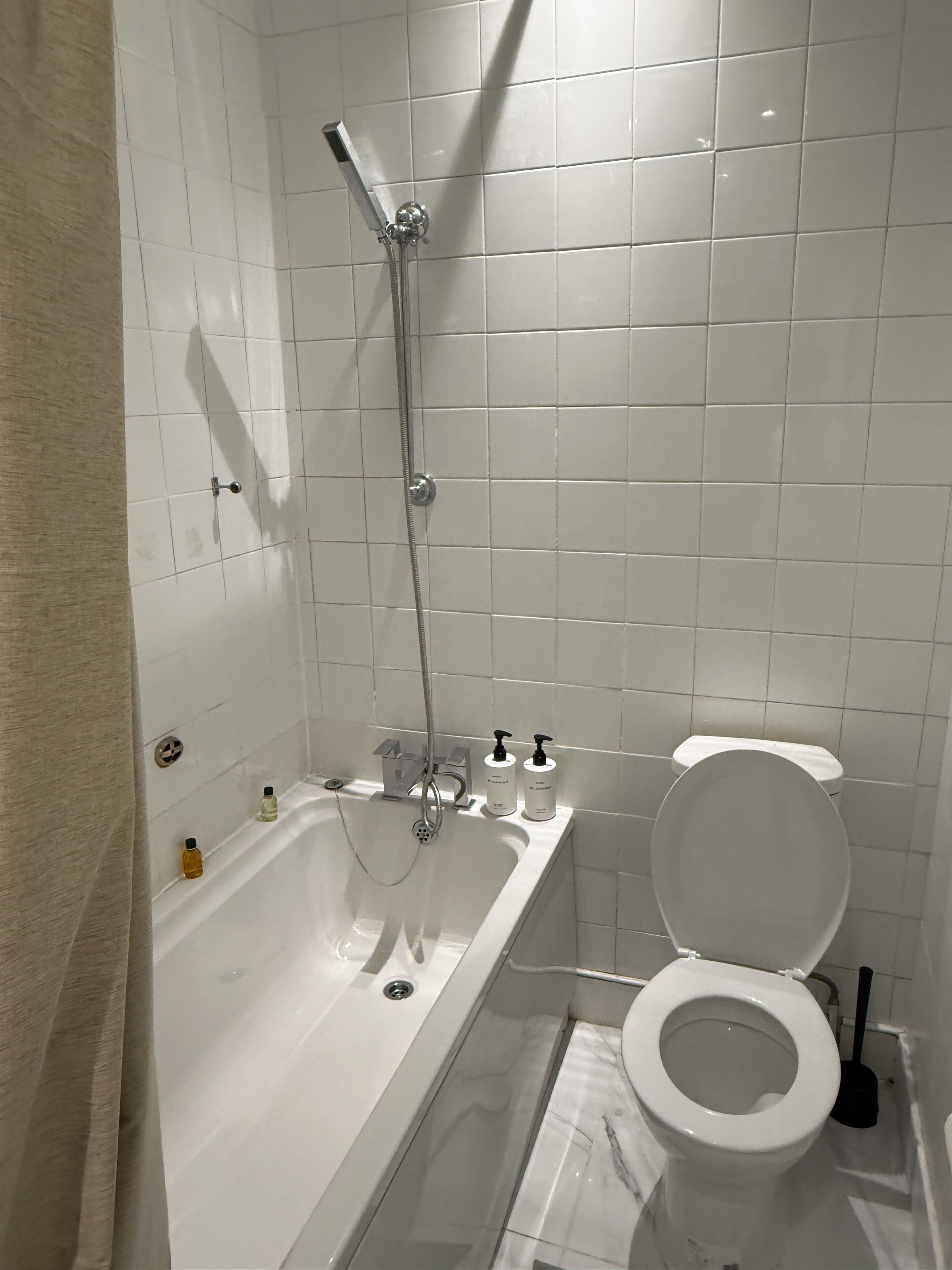 Towels, soap, toilet paper