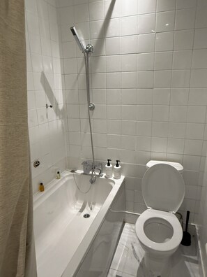 Towels, soap, toilet paper