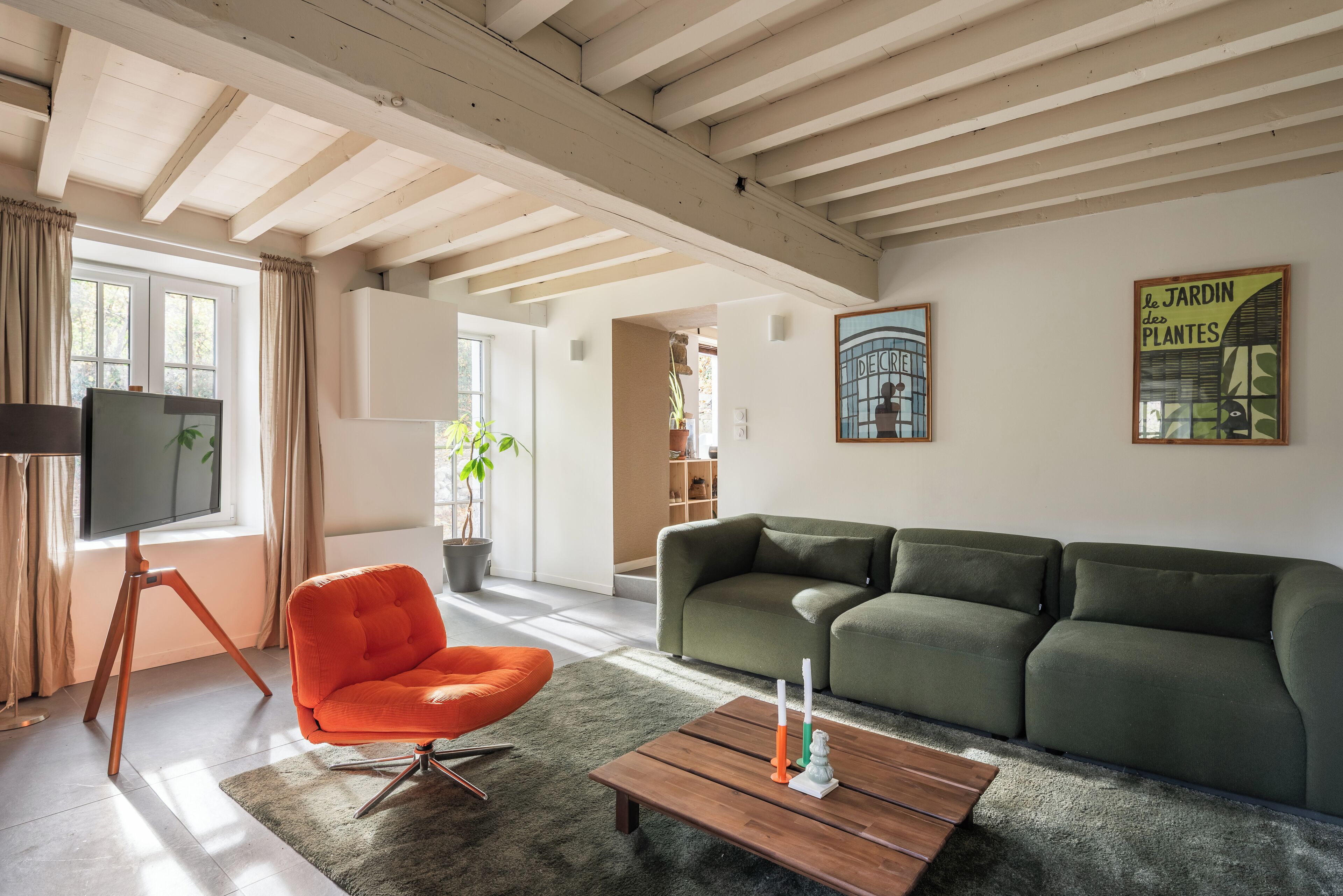 Una Smart TV, libros