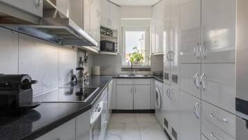 Apartamento (Two Bedroom Penthouse) | Cozinha privada | Geladeira