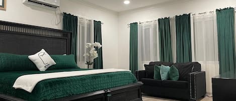 2 chambres, fer et planche Ă repasser, Wi-Fi, literie fournie